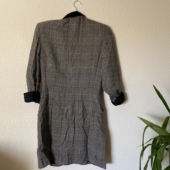 Vtg 90s‎ longline WOOL blazer - Picture 8 of 8